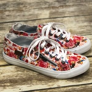 Blowfish Shoes | Blowfish Malibu Floral Print Maggie Sneakers | Poshmark